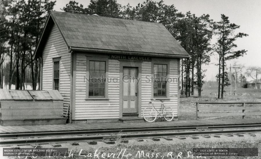 Postcard: North Lakeville, Massachusetts Railroad Station
